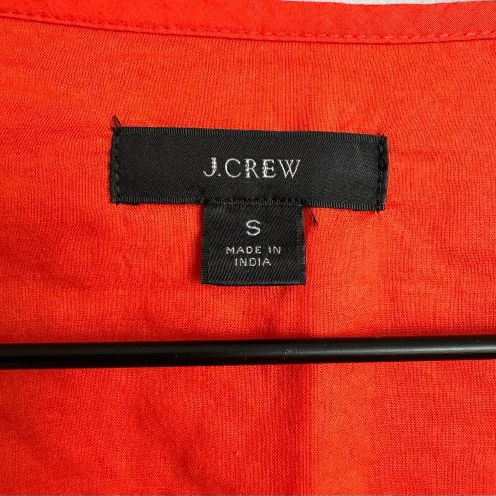 J. Crew Leda Embroidered Popover Dress (Small)